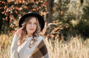 Girl in the fall