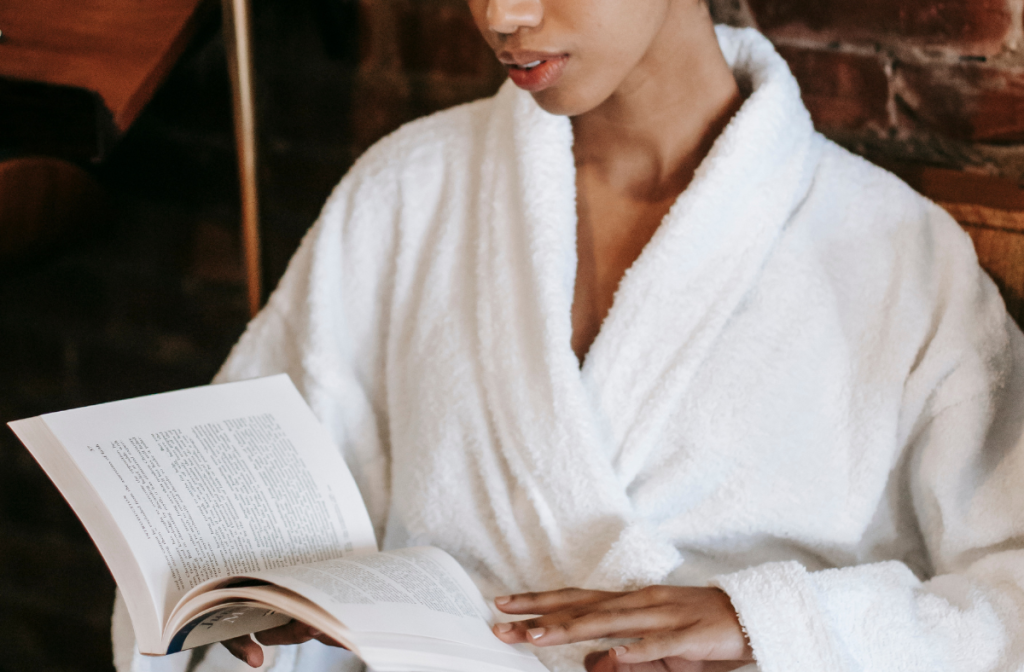 reading book